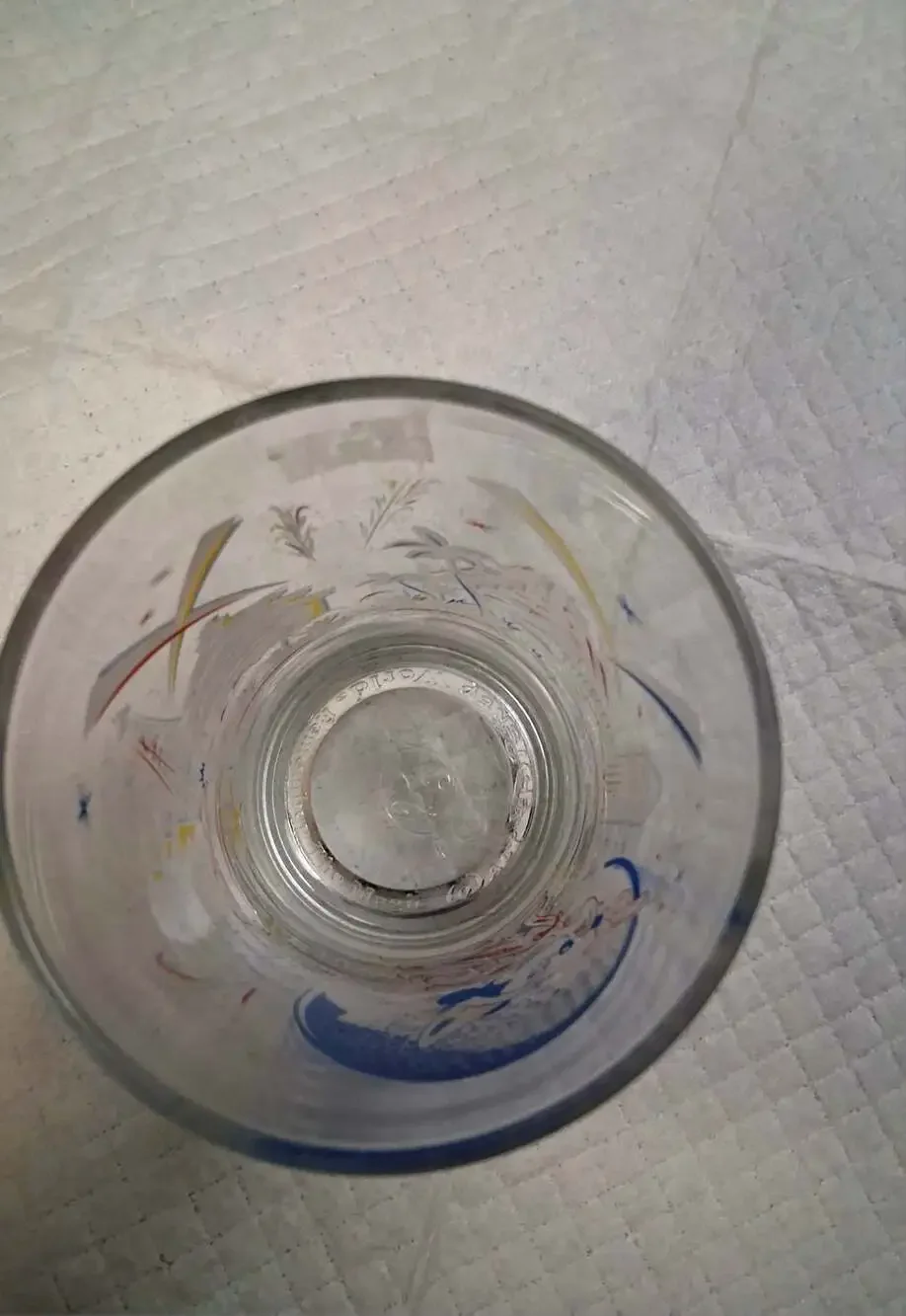 Vintage Mickey Mouse Walt Disney World 25th Anniversary Remember The Magic Glass